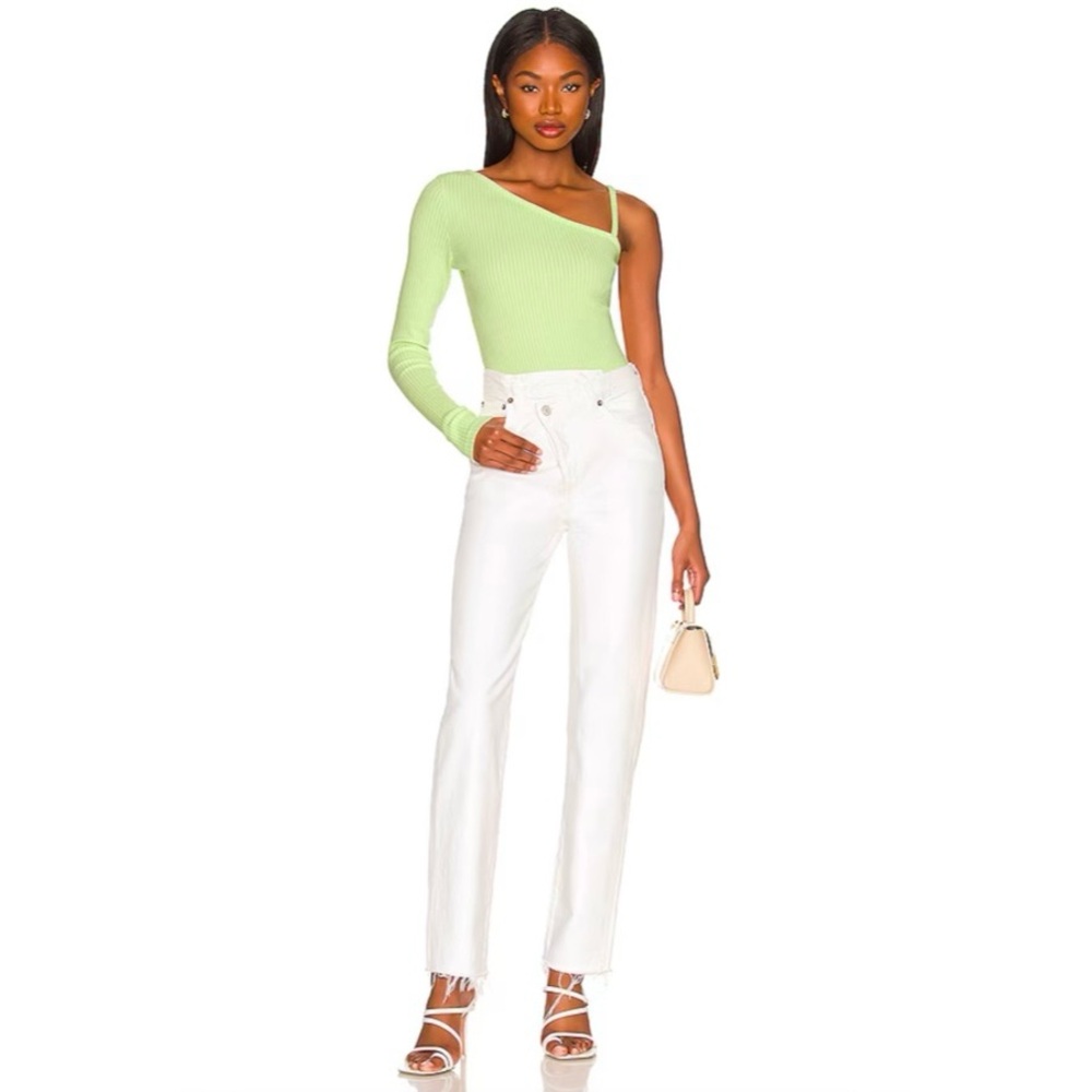 AGOLDE Criss Cross Straight Leg Jeans Element